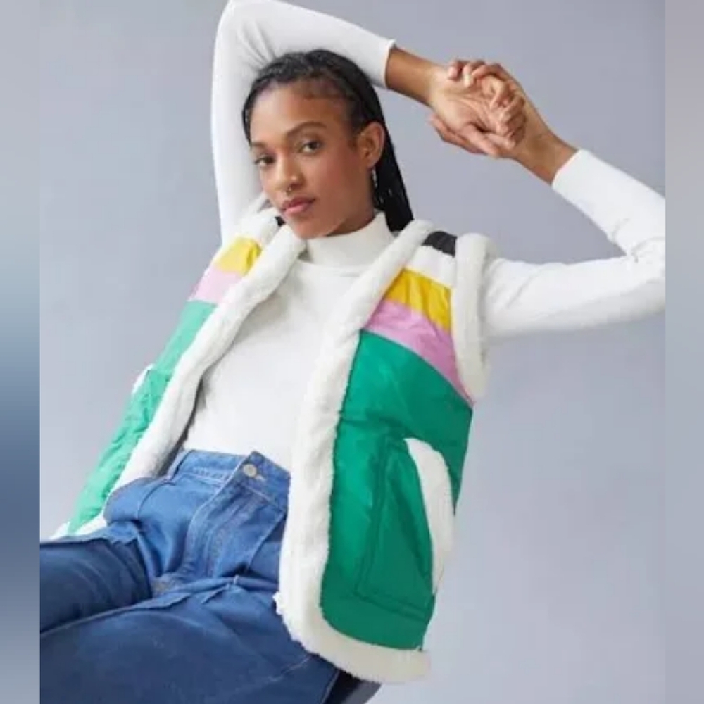 URBAN OUTFITTERS BDG puff sherpa vest